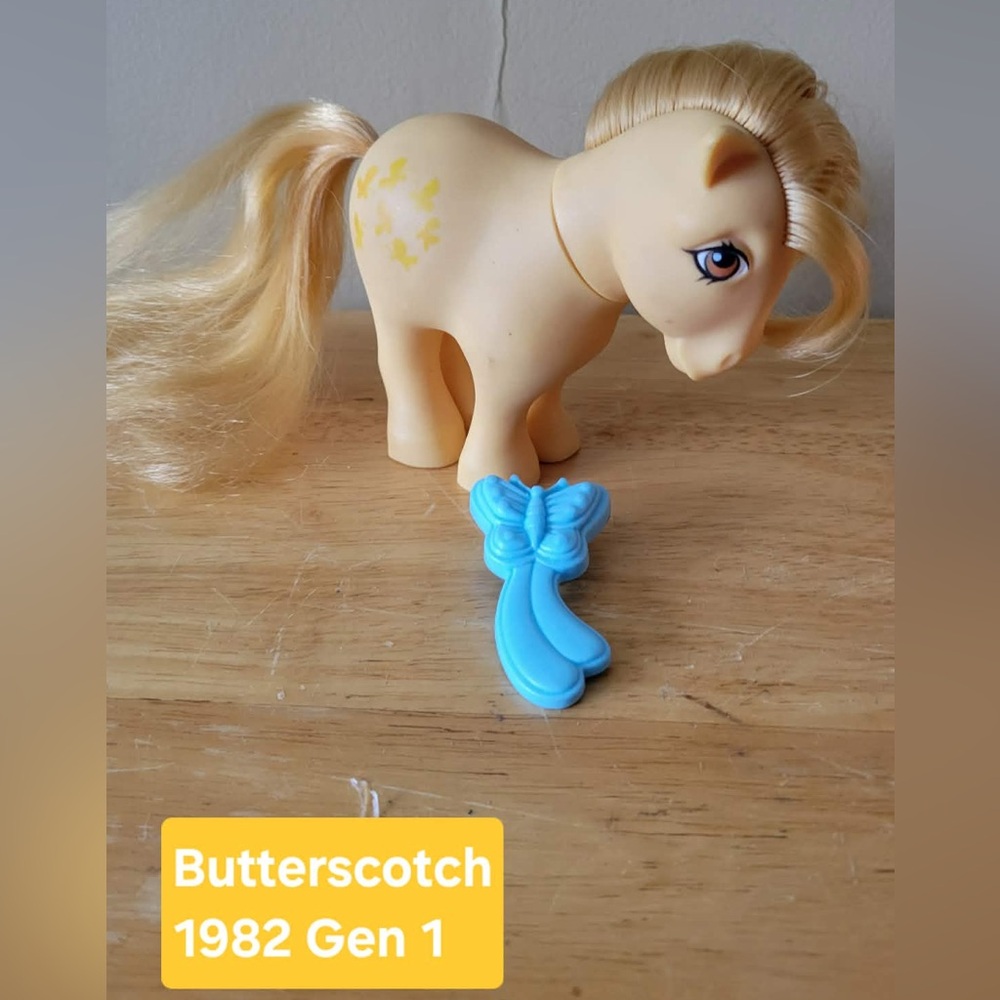 G1 My Little Pony Butterscotch with Blue comb